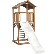 Tour de jeux axi Beach Tower toboggan blanc bois marron