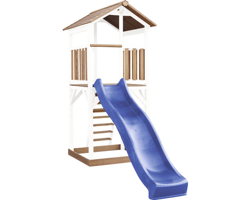 Spielturm mit Rutsche für den Garten