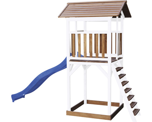Spieltower mit Rutsche und Leiter für den Aussenbereich