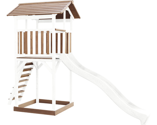 Spielturm mit Rutsche und Leiter für den Garten