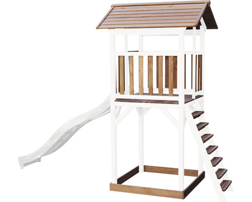 Spieltower mit Rutsche und Leiter für den Aussenbereich