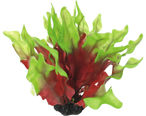 Plante aquatique en plastique S n° 34 16 cm rouge