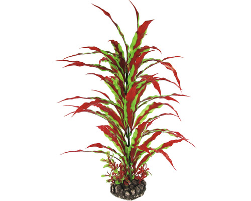 Plante aquatique en plastique L n° 34 34 cm rouge