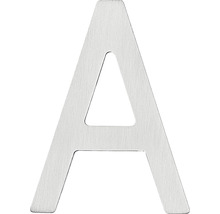 Numéro de rue lettre Intersteel A 100 mm acier inoxydable brossé