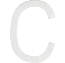 Hausnummer Buchstabe Intersteel C 100 mm Edelstahl gebürstet