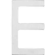 Numéro de rue lettre Intersteel E 100 mm acier inoxydable brossé