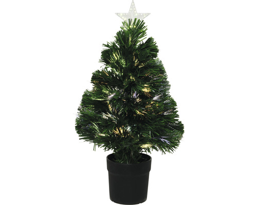 Sapin de Noël artificiel sapin de Noël Burtley mit avec éclairage h 60 cm vert avec LED