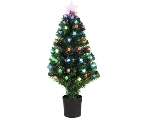 künstlicher Weihnachtsbaum Tannenbaum Prestwick mit Beleuchtung H 90 cm grün inkl. LED
