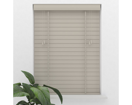 Store horizontal avec cordons de serrage pour le contrôle de la lumière