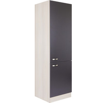 Armoire haute avec deux portes et poignées