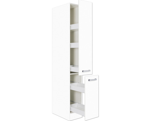 Frandis Meuble Palma-4 tiroirs, Structure Bois laqué, paniers Osier et  Tissus, Coloris Blanc Dim Produit : 30 x 30 x 86 cm, 30 x 30 x 86,3 cm :  : Bricolage