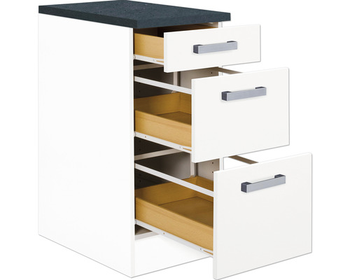Küchenunterschrank mit Schubladen und Arbeitsplatte