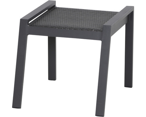 Hocker Siena Garden Savona matt anthrazit / silber-schwarz Gestell Aluminium, Fläche Ranotex®-Gewebe, silber-schwarz Hocker Siena Garden Savona matt anthrazit / silber-schwarz Gestell Aluminium, Fläche Ranotex®-Gewebe, silber-schwarz