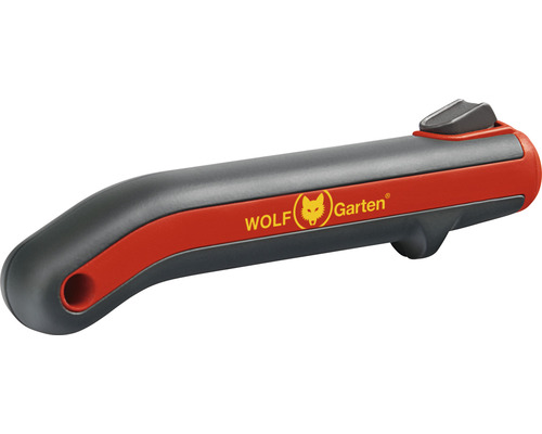 Wolf Garten Logo auf Gartengeräte Griff