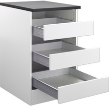 Küchenunterschrank mit drei Auszügen