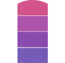 Carte échantillon de peinture H27 effet scintillant intense Univers des couleurs violet 21x10 cm-thumb-0