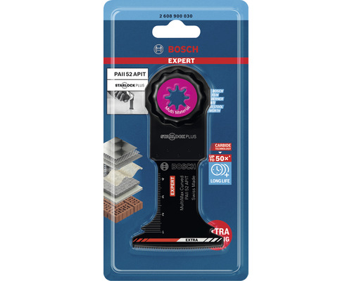 Lame de scie multi-matériaux Bosch Expert PAI 52 APIT dans son emballage