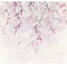 Papier peint décoratif avec motif de fleurs de cerisier pour intérieurs