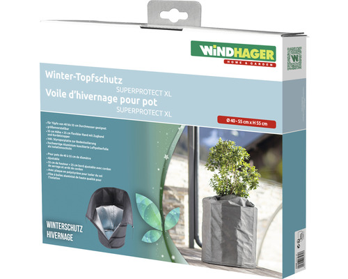 Protection hivernale pour pots Windhager Superprotect H 55 cm Windhager Protection hivernale pour pots Superprotect XL emballage