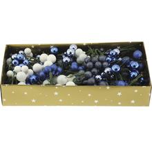 Branches de baies décoratives dans une boîte