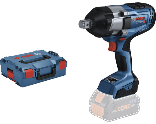 Boulonneuse sans fil Bosch Professional GDS 18V-1050 H, sans batterie ni chargeur Clé à choc à batterie avec coffret à outils