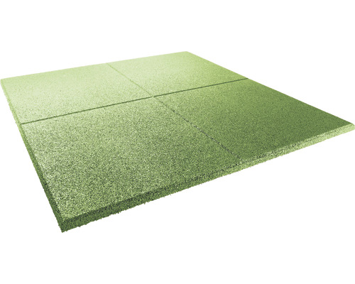 Tapis de sol pour piscine Terrasoft 100 x 100 x 3 cm caoutchouc 12 pces vert Dalles de gazon vertes pour l''extérieur