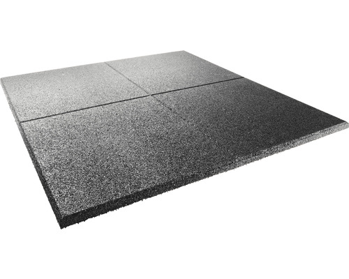 Tapis de sol pour piscine Terrasoft 100 x 100 x 3 cm caoutchouc 12 pces anthracite Tapis en caoutchouc, carré