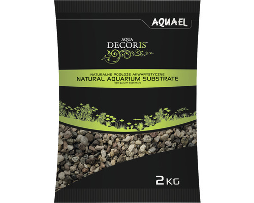 Substrat AQUAEL naturel multicolore 3-5 mm 2 kg