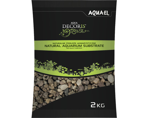 Substrat AQUAEL naturel multicolore 5-10 mm 2 kg