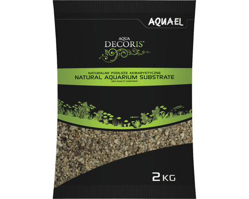 Gravier pour aquariums AQUAEL Aqua Decoris gravier quartzeux 1,6-4 mm 2 kg