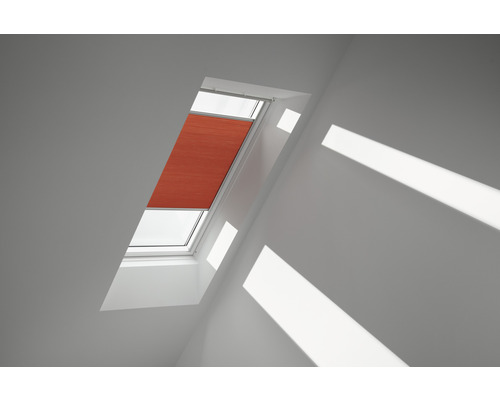 Store plissé alvéolaire VELUX argouse uni à commande manuelle FHC F04 1167SWL