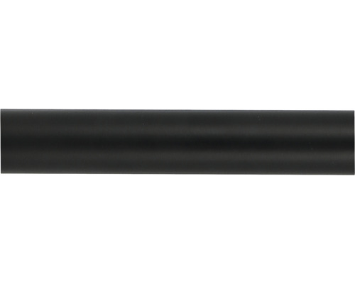 Gardinenstange Premium Black Line schwarz 200 cm Ø 20 mm Dunkler Kunststoff-Rohrabschnitt