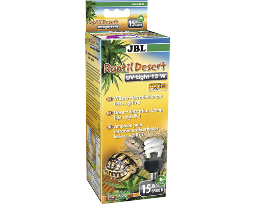 Lampe pour terrarium désertique JBL ReptilDesert UV Light 15 W Lampe pour terrarium désertique JBL ReptilDesert UV Light 15 W