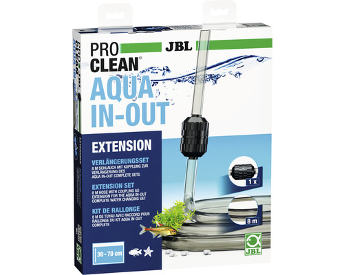 Wasserschlauch-Verlängerungsset JBL Proclean Aqua In-Out Extension JBL ProClean Aqua In-Out Verlängerungsset für Aquarien
