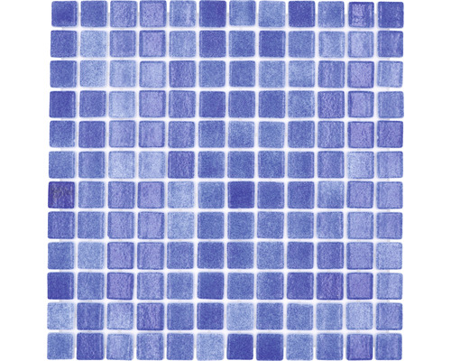 Mosaïque en verre VP508PAT pour la construction de piscines, bleu 31,6x31,6 cm