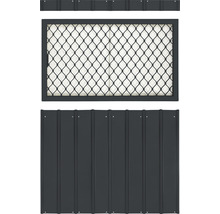 Panneau de clôture de confidentialité avec insert de grille