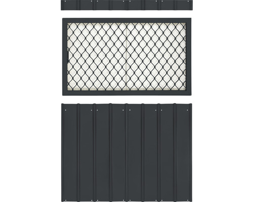 Kit fenêtre 2 GLOBEL anthracite Kit fenêtre 2 GLOBEL anthracite