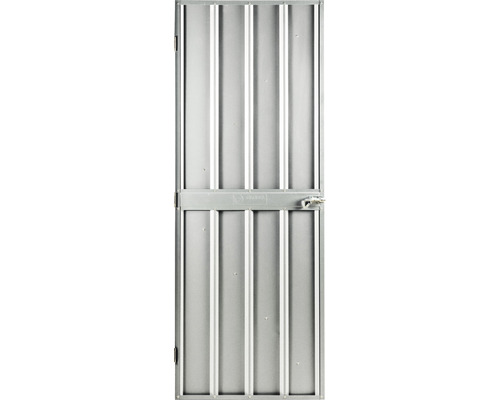 Kit porte battante 1 GLOBEL argent métallique Kit porte battante 1 GLOBEL argent métallique