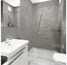 Kunststoffpaneel G x Wall+ Grey Concrete 2600 x 600 x 5 mm