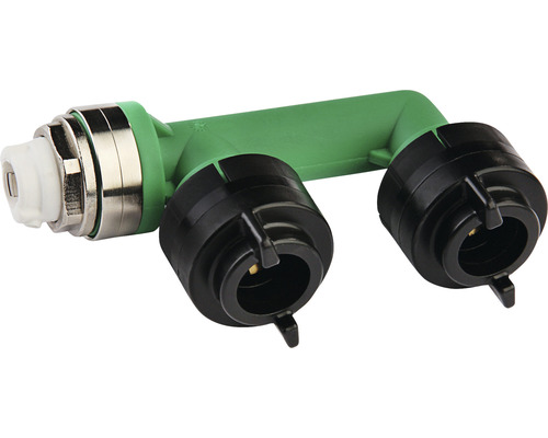 Répartiteur pour compression et contrôle de pression Simplex MULTI PROFIX avec bouchon de purge 50 mm écart des axes pour tuyau 15 mm F10088