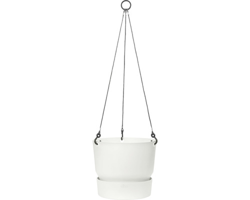 Suspension florale elho Greenville Ø 24 cm plastique blanc