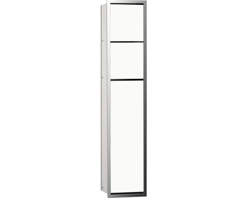 Module WC emco asis 150 pour montage encastré 809 mm optiwhite/chrome 975027850 Boîtier de distribution encastré avec porte
