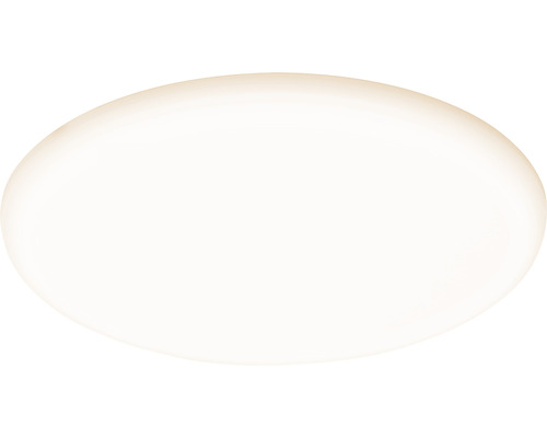 Panneau encastré LED IP44 14 W 1000 lm 3000 K- 6500 K Ø 18,5 cm Veluna WhiteSwitch satin 230 V