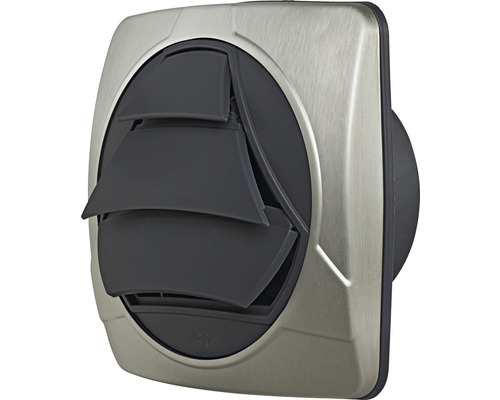 Quadratischer Mauerkasten mit Lamellen