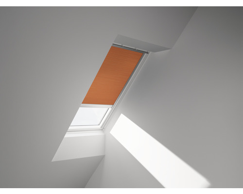 Velux Wabenplissee-Faltstore elektrisch sanddorn uni FMC C02 1167S