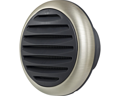 Rundes Wetterschutzgitter aus Metall und Kunststoff