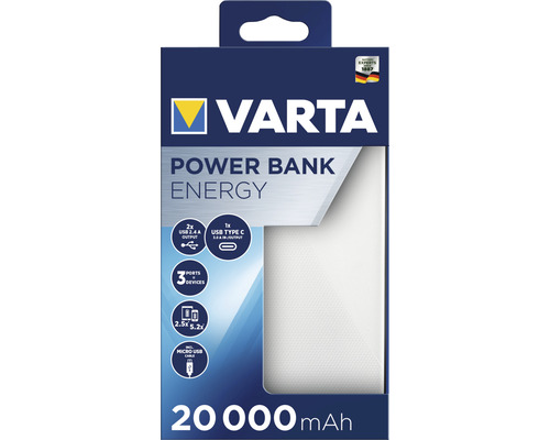 Varta Powerbank Energie mit 20000 mAh