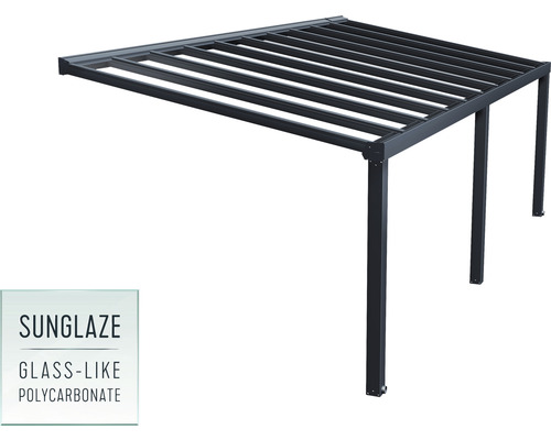 Pergola en métal sans toit