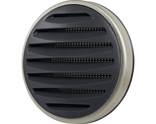 Grille extérieure à lamelles en Aluminium - ronde DN 100 mm