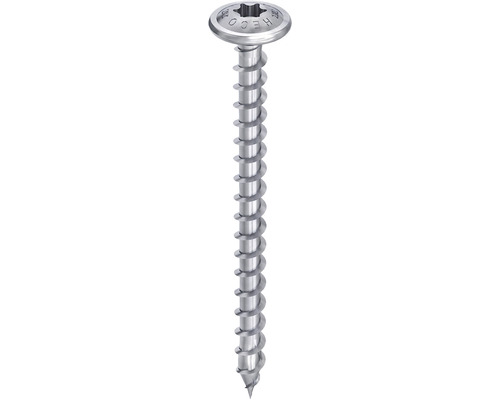 Vis à bois HECO-TOPIX-plus tête à plateau TX filetage complet 6x50 mm revêtement HP 200 pièces Vis Heco à tête lentille